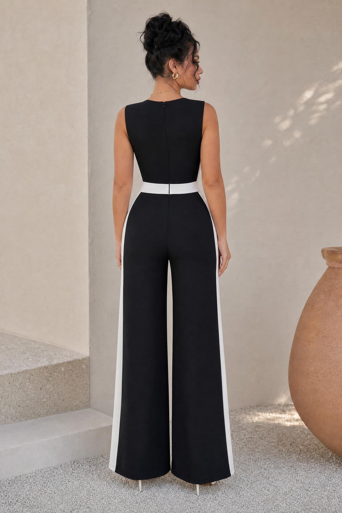 Zola - Sleeveless Colour-Block Jumpsuit